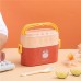 Lonchera para niños con 2 compartimentos, cierre seguro y práctica asa para transportar. Con divertidos diseños de animalitos (pato, oso y pingüino) VENTA AL POR MAYOR 2516ALO