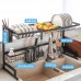 Organizador de cocina y escurridor de trastes de 85 cm