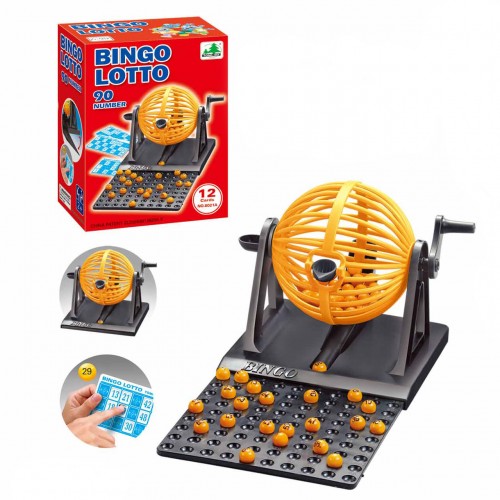 Juego de Bingo Lotto con 90 Números y 12 Cartones Ideal para Reuniones Familiares y Eventos  Venta por Mayoreo 25520-20