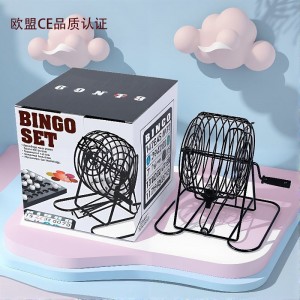 Set de Bingo Metálico con Bolillero Giratorio, Bolas y Cartones  Juego Clásico para Eventos y Reuniones  Venta por Mayoreo