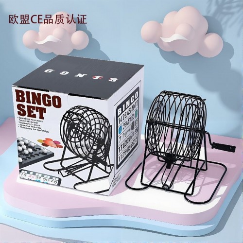 Set de Bingo Metálico con Bolillero Giratorio, Bolas y Cartones  Juego Clásico para Eventos y Reuniones  Venta por Mayoreo