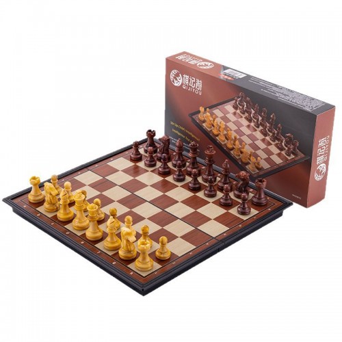 Juego de Ajedrez Clásico Plegable Tipo Madera –  Mayoreo  25520-5