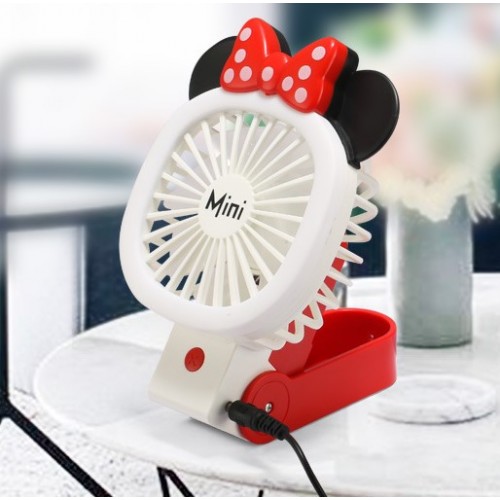 Mini ventilador recargable figura de Minnie  Mause 2624