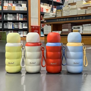 Termo de 500 ml con Popote Abatible y Colores Surtidos por Mayoreo