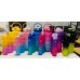 Juego de 3 botellas de agua degradado, de 2000ml+640ml+235ml 2795