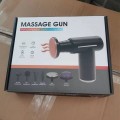 Pistola masajeadora de fascia con cabezales intercambiables con compresa caliente y fría para el dolor muscular al por mayor HLS-82601