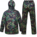 Impermeable traje de dos piezas con pantalón de estilo camuflaje para lluvias (tallas variadas) al por mayor 286