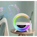 Bocina altavoz bluetooth inalámbrico con luz RGB y reloj con alarma MAYOREO 10606