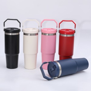 Vaso térmicos de acero inoxidable  con asa 30 oz por mayoreo colores variados venta al por mayor 31-66-26