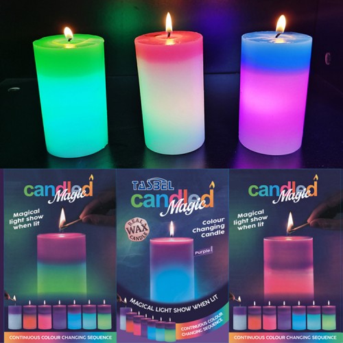 Velas mágicas de luces con cambio de color 31551