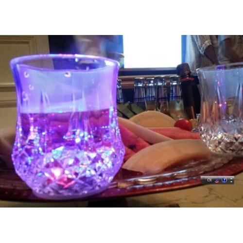 Vaso de vidrio con Luz 31648