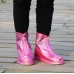 Fundas impermeables para zapatos con cremallera, fundas de PVC antideslizantes resistentes al desgaste
