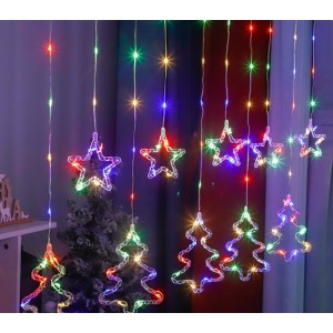 Crea un ambiente mágico en tu hogar con esta serie decorativa de luces LED con figuras navideñas Venta al por mayor W-RSDY5362 