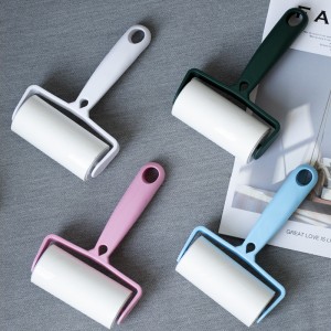 Rodillo quitapelusa adhesivo reutilizable con mango ergonómico, incluye repuestos, ideal para ropa, sofás, camas y limpieza de pelo de mascotas venta al por mayor 34142-114