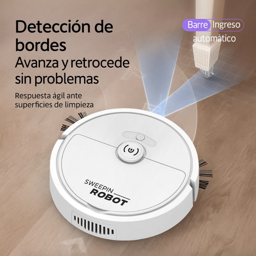 Robot trapeador y aspiradora automático 2 en 1, ideal para limpiar pisos sin esfuerzo. Compacto, silencioso y eficiente para polvo, pelo y suciedad. Perfecto para casa, oficina y departamentos. Venta por mayoreo 34142-119 Robot trapeador y aspiradora automático 2 en 1, ideal para limpiar pisos sin esfuerzo. Compacto, silencioso y eficiente para polvo, pelo y suciedad. Perfecto para casa, oficina y departamentos. Venta por mayoreo 34142-119