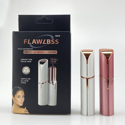 Removedor de vello facial recargable Flawless, recortador de cejas eléctrico de lápiz, depilador facial. Colores variados Venta por mayoreo 34142-142