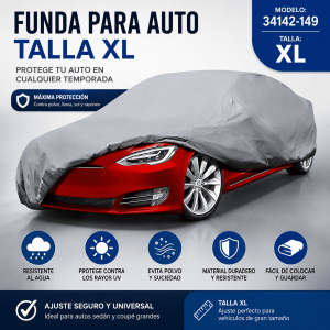 Funda para Auto Talla XL Impermeable por Mayoreo