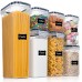 Set de Recipientes Herméticos Transparente para Cocina Organizadores de Alimentos Secos Diferentes Tamaños – Venta por Mayoreo  34142-19
