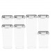Set de Recipientes Herméticos Transparente para Cocina Organizadores de Alimentos Secos Diferentes Tamaños – Venta por Mayoreo  34142-19