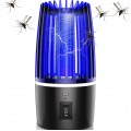 Lámpara eléctrica antimosquitos con luz UV, atrapa insectos voladores, recargable con botón de encendido, modelo 34142-30-5, venta al por mayor 34142-30