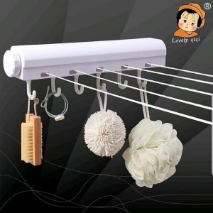 Tendedero retráctil de 5 líneas para interior y exterior venta por mayoreo 34142-77