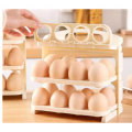 Dispensador de huevos, organizador automático de huevos, bandeja de huevos apilable, soporte para huevos de cocina, almacenamiento práctico para refrigerador, mayoreo 34142-78
