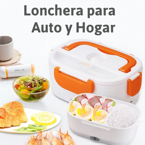 Lonchera eléctrica portátil con cable, diseñada para auto, hogar u oficina. Cuenta con compartimentos separados para mantener tus comidas calientes y frescas venta al por mayor  34142-82