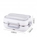 Lonchera eléctrica ideal para oficina o auto. 12V y 220V, con espacio para cubiertos y compartimentos herméticos. Venta por mayoreo 34142-83