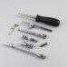 Juego de dados y puntas con matraca 46 piezas en estuche rígido – Kit de herramientas mecánicas multifuncional – Mayoreo