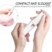 Recortador eléctrico 2 en 1 para vello facial y nariz con cabezales intercambiables, recargable vía usb, diseño compacto y elegante, venta por mayoreo 34142-95 