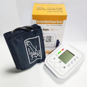 Tensiómetro digital de brazo con brazalete ajustable (22-32 cm). Pantalla LCD de gran tamaño, medición automática y precisa de presión arterial y pulso. Venta al por mayor  35065-9
