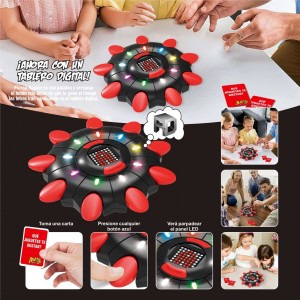 Juego de ¡Basta! Róbot 3.0 incluye luces, sonidos y selección automática de letras. Ideal para reuniones familiares, fiestas y retos entre amigos. Venta al por mayor 3784