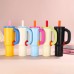 Vaso termo grande 40 oz con popote y asa, colores surtidos, diseño moderno, venta por mayoreo