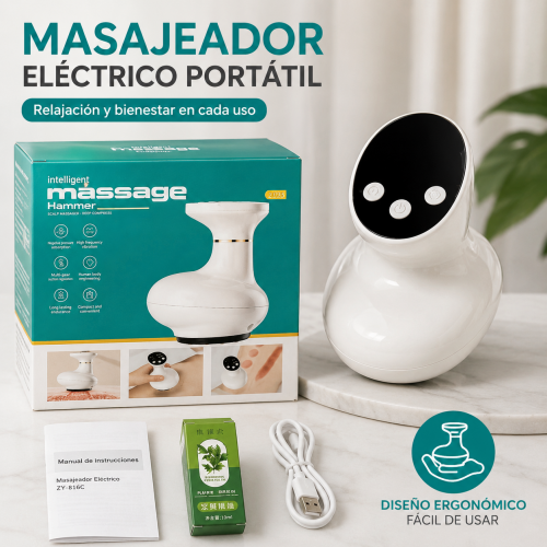 Masajeador eléctrico con ventosa portátil, panel de control y cable USB, ideal para masaje corporal. Venta por mayoreo Masajeador eléctrico con ventosa portátil, panel de control y cable USB, ideal para masaje corporal. Venta por mayoreo