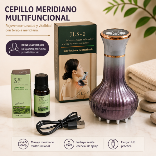 Cepillo masajeador multifuncional con panel de control, cable USB, ideal para masaje corporal. Venta por mayoreo Cepillo masajeador multifuncional con panel de control, cable USB, ideal para masaje corporal. Venta por mayoreo