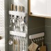 Organizador de cocina con ganchos multiusos, ideal para colgar cucharones, espátulas, cuchillos y utensilios de cocina. Venta por mayoreo