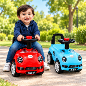 Carrito Montable Infantil con Volante con Sonido para niños, colores variados. Venta al por mayor