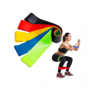 Set de Bandas Elásticas de Resistencia para Ejercicio – Fitness, Rehabilitación y Entrenamiento en Casa – Por Mayoreo 4502