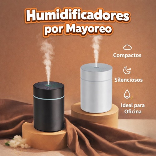 Mini Humidificador Portátil de Escritorio USB por Mayoreo 50320 Mini Humidificador Portátil de Escritorio USB por Mayoreo 50320