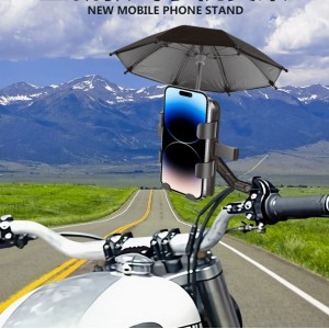 Soporte para teléfono móvil con paraguas impermeable para bicicleta y motocicleta. Venta al por mayor CL-S505