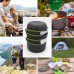 Juego de ollas de 2 piezas de cocina portátiles para exteriores, para acampar al aire libre al por mayor 50503010