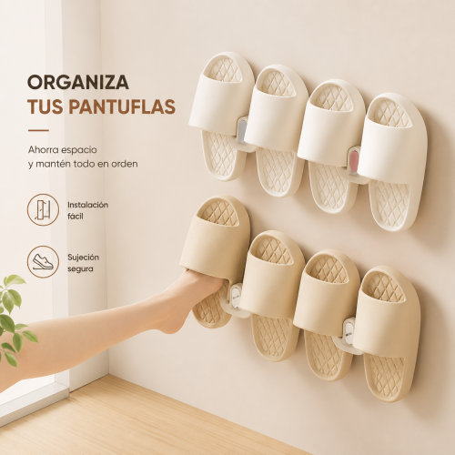 Organizador de pantuflas para pared por mayoreo