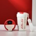 Vaso térmico Coffee con tapa hermética y temperatura digital 400ml colores variados venta por mayoreo 5499