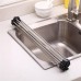 Escurridor plegable de acero inoxidable para tarja, ideal para secar platos, vasos, frutas y verduras. Venta por mayoreo 5580