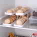 dispensador de huevos, organizador automático de huevos, bandeja de huevos apilable, soporte para huevos de cocina, almacenamiento práctico para refrigerador, mayoreo 5646 