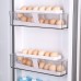dispensador de huevos, organizador automático de huevos, bandeja de huevos apilable, soporte para huevos de cocina, almacenamiento práctico para refrigerador, mayoreo 5646 