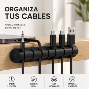 Organizador de cables adhesivo por mayoreo