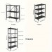 Organizador plegable metálico con ruedas, 4 entrepaños, resistente y portátil, venta por mayoreo 6022