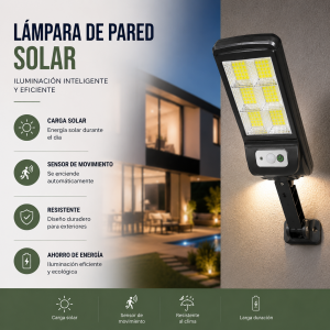 Lámpara Solar de Pared por Mayoreo