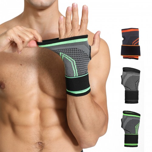 Muñequera de compresión ajustable para deportes al por mayor 60810